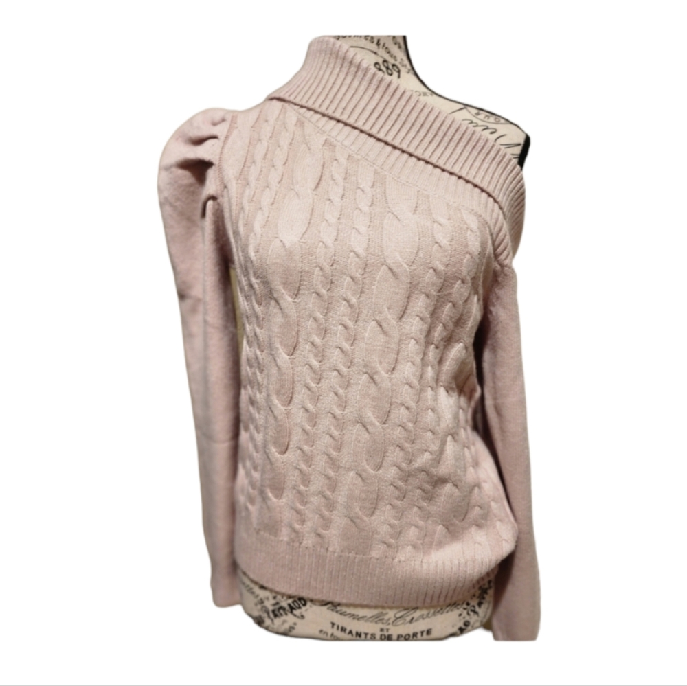 NWT Simplee Light Pink Long Sleeve Sweater Small